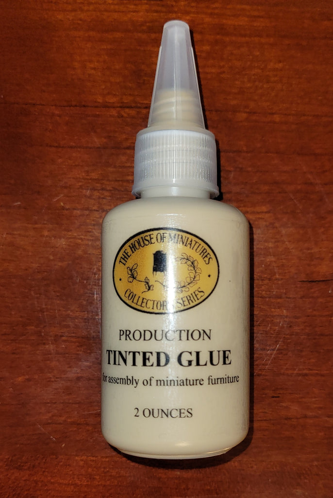 Dark Tinted Flexible Wood Glue for Stained Miniature Kits (2 oz) –  TheHouseOfMiniatures